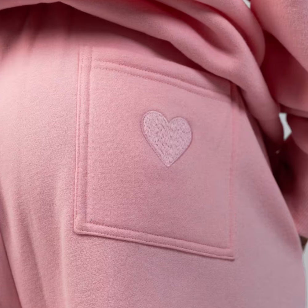 Comfrt Love Collection Sweatpants in Petal Pink - Picture 2 of 15